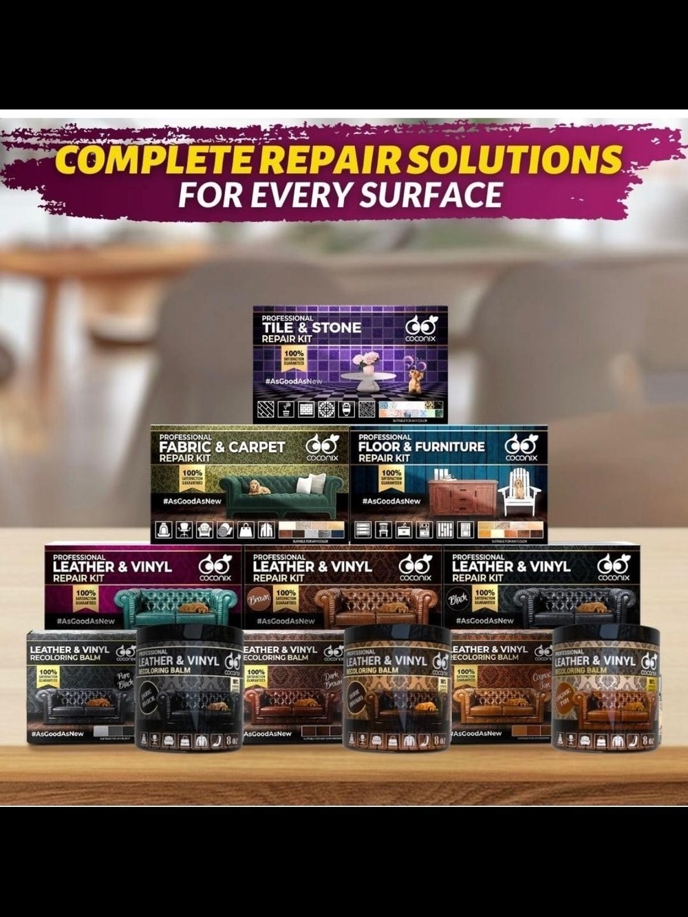 Professional Leather & Vinyl Repair Kit - Multi-Color - Picture 8 of 8